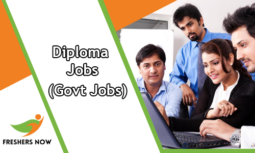 Diploma Govt Jobs