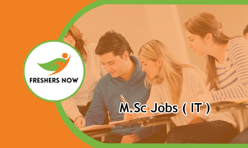 M.Sc Jobs