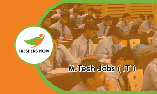 M.Tech Jobs